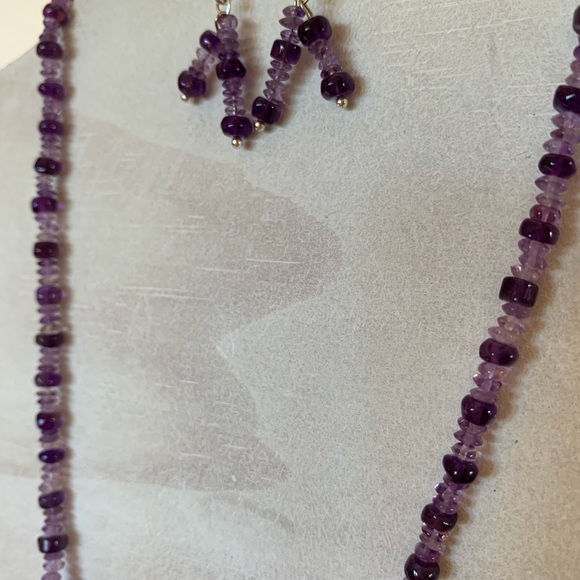Radiant Amethyst Mix Necklace & Earrings - Picture 5 of 5
